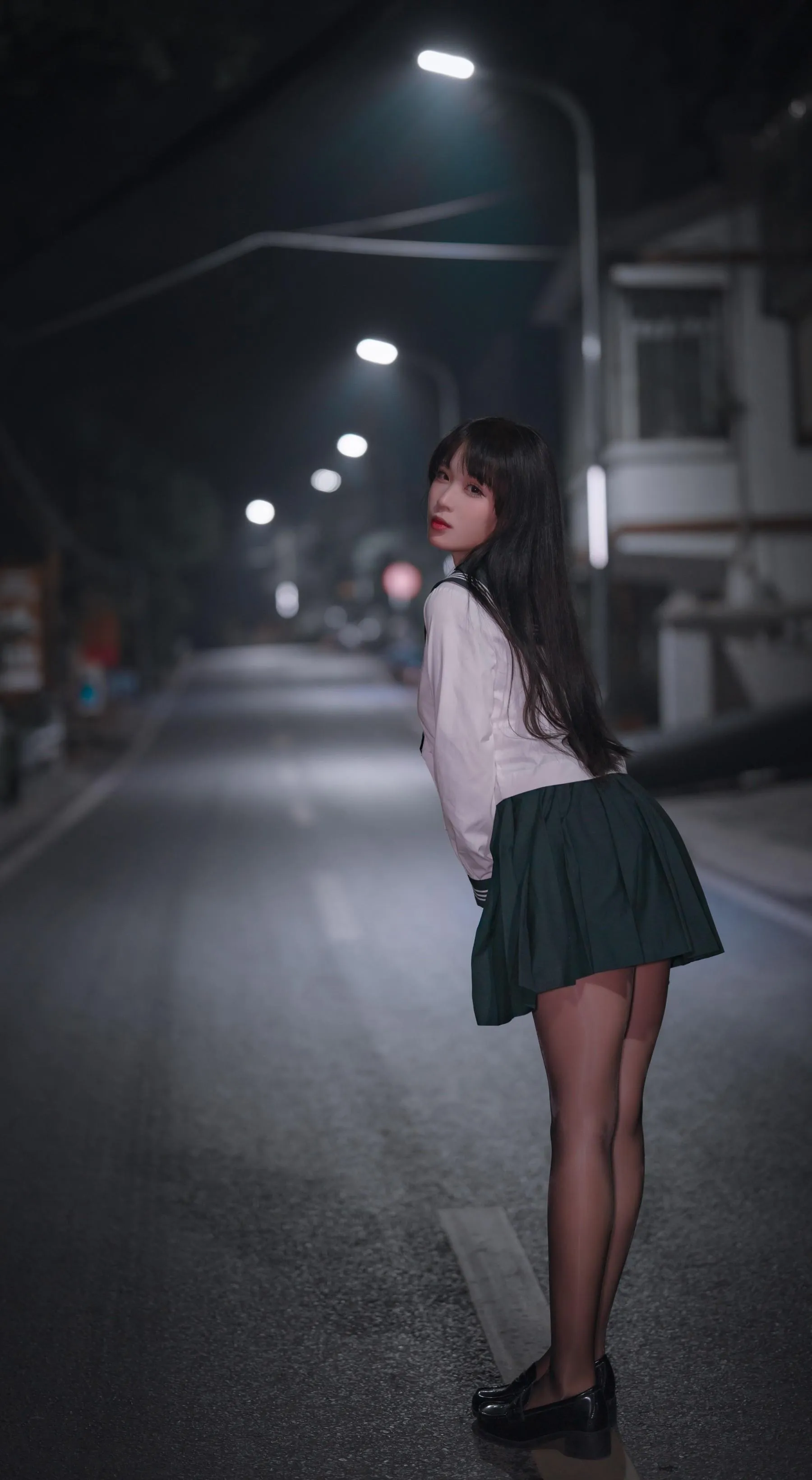 轩萧学姐 – NO.38 公路JK [57P]插图5